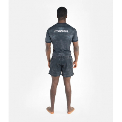 Progress Jiu Jitsu Smoked Ink Rashguard Preto-Cinza