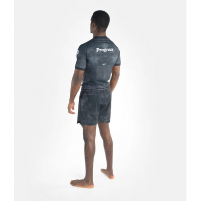 Progress Jiu Jitsu Smoked Ink Rashguard Preto-Cinza