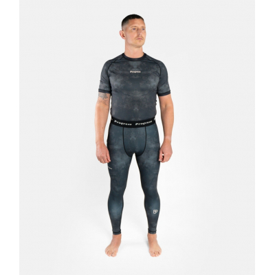Progress Jiu Jitsu Spats Smoked Ink Negro-Gris