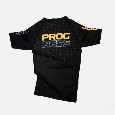 Progress Jiu Jitsu Sportif Rashguard Schwarz-Orange