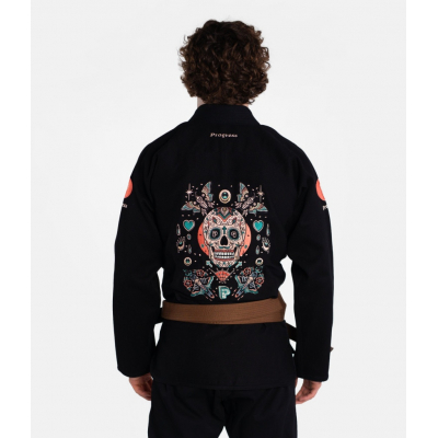 Progress Jiu Jitsu Sugar Skull Gi Negro