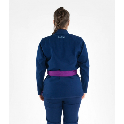 Progress Jiu Jitsu Womens Academy Gi Bleu Marine