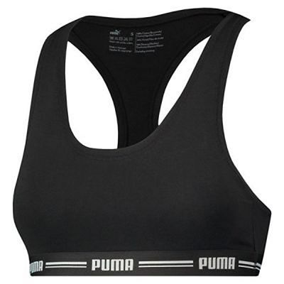 Puma Iconic Racerback Bra Black