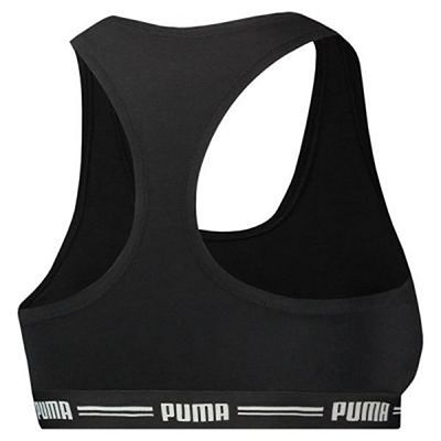 Puma Iconic Racerback Bra Fekete