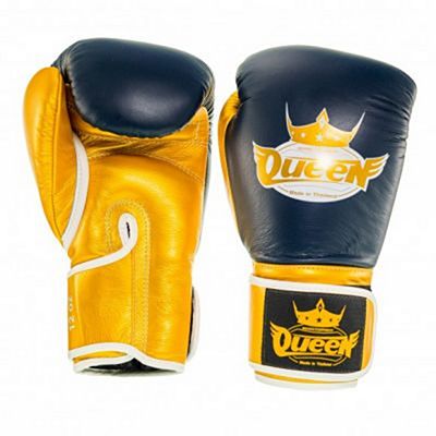 Queen Pro 2 Boxing Gloves Svart-Gold