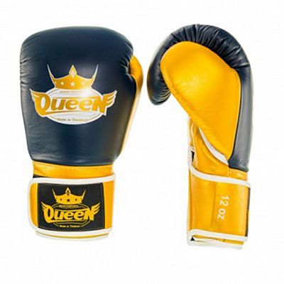 Queen Pro 2 Boxing Gloves Svart-Gold