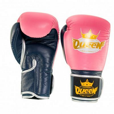 Queen Pro 3 Boxing Gloves Rosa-Schwarz