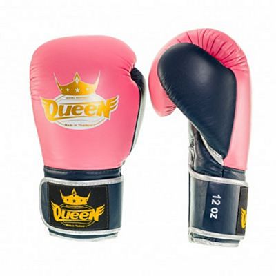 Queen Pro 3 Boxing Gloves Rose-Noir