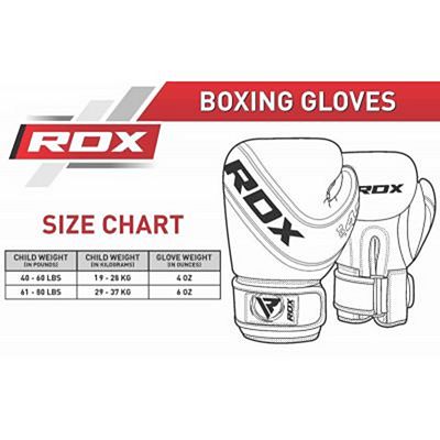 RDX 4B Robo Boxing Gloves Noir-Blanc