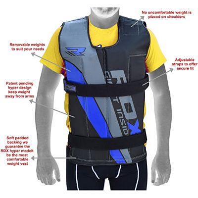 RDX Chaleco Lastrado Ajustable WVX-R1 8kg/14kg