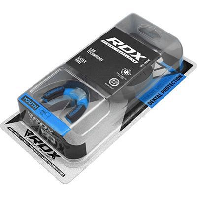 RDX Air Gel Gum Shield Mouthguard Azul-Preto