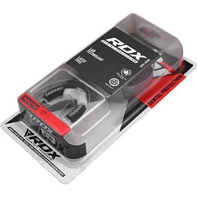 RDX Bucal Air Gel Gum Shield Blanco-Negro