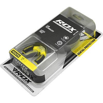 RDX Air Gel Gum Shield Mouthguard Yellow-Black