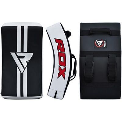 RDX Arm Pad Gel Kick Shield Black-White