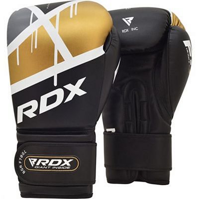 RDX Boxing Glove BGR-F7 Schwarz-Gold