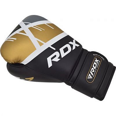 RDX Boxing Glove BGR-F7 Preto-Dourado