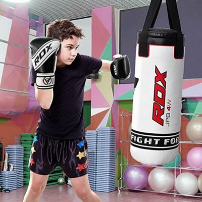 RDX Boxing Glove Kids White-Black