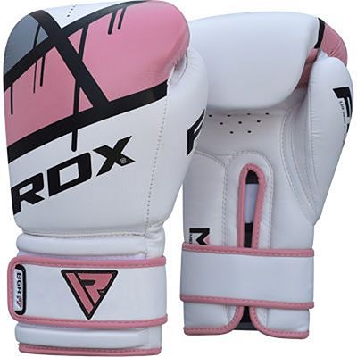 RDX Boxing Gloves BGR-F7 Bianco-Rosa