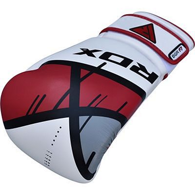 RDX Boxing Gloves BGR-F7 Bianco-Rosso