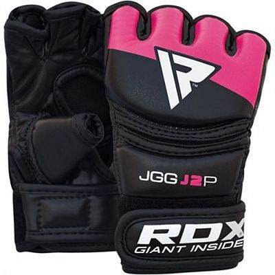 RDX Grappling Glove Kids J2 Preto-Rosa