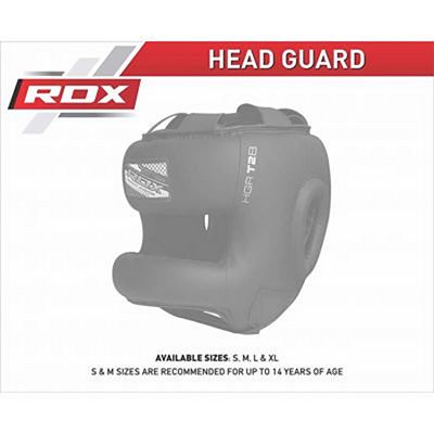 RDX Head Guard HGR-T2 BAR Negro