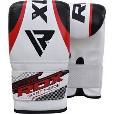 RDX Heavy Bag Gloves Blanc-Noir