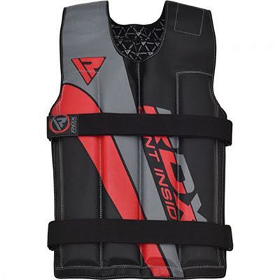 RDX Heavy Weighted Vest 18Kg Nero-Rosso