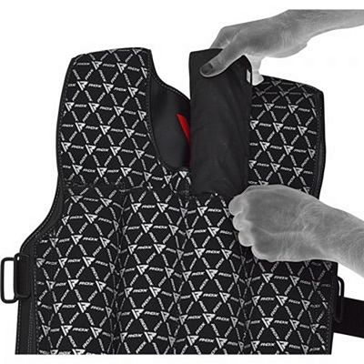 RDX Heavy Weighted Vest 18Kg Svart-Röd