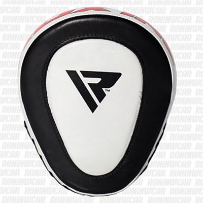 RDX Leather Focus Pads Gel Nero-Bianco