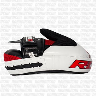 RDX Leather Focus Pads Gel Nero-Bianco