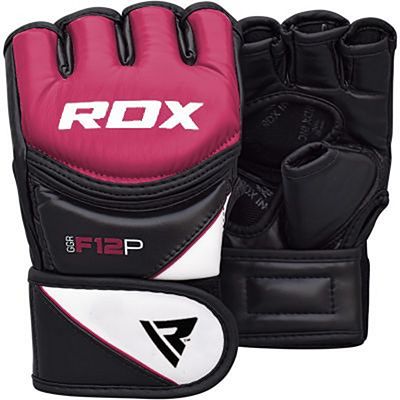 RDX Leather-X Training MMA Grappling Gloves New Lila