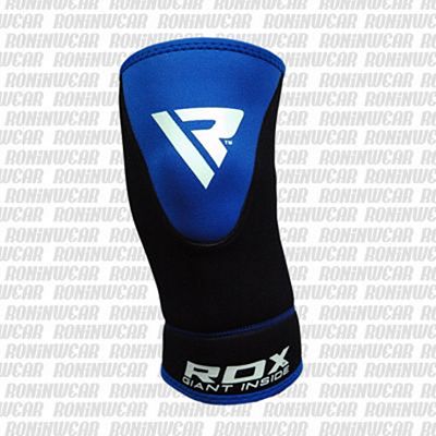 RDX Rodillera Neopreno Negro-Azul-Blanca