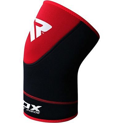 RDX Neoprene Knee Support Brace Guard Nero-Rosso