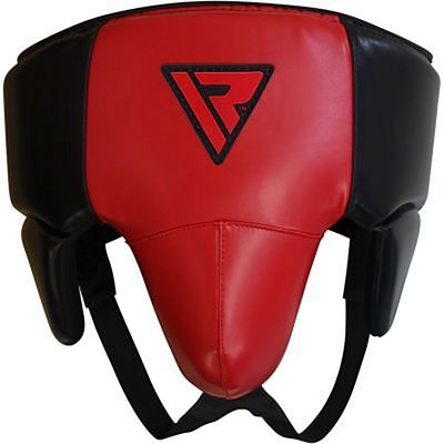 RDX No Foul Groin Guard Abdo Protector Piros-Fekete