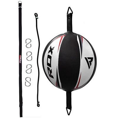 RDX R3 Leather Double End Dodge Speed Ball Schwarz-weiß