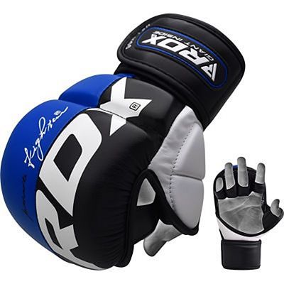 RDX Sparring Gloves T6 Nero-Blu