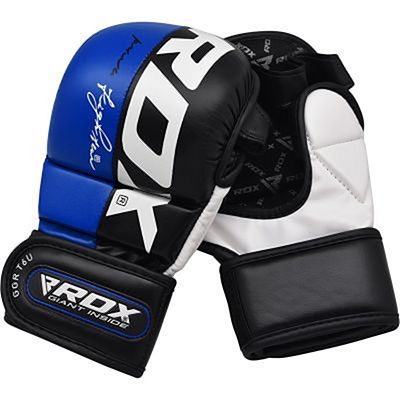 RDX Sparring Gloves T6 Nero-Blu