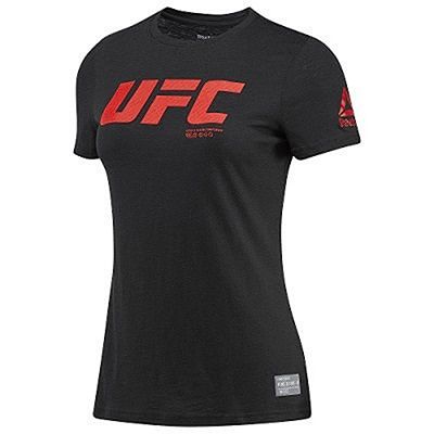 Reebok Camiseta UFC Ultimate Fan Logo Svart