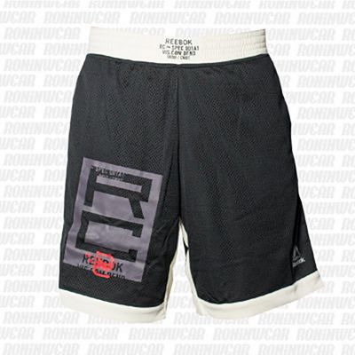Reebok Combat Boxing Short Black-White