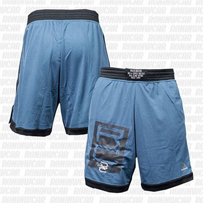 Reebok Combat Boxing Shorts Bleu