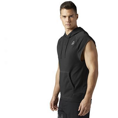 reebok combat sleeveless hoodie