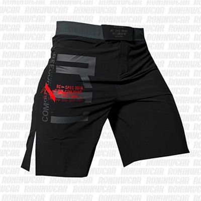 Reebok Combat MMA Fight Shorts Nero