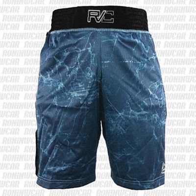 Reebok Combat Prime Boxing Short Blu-Nero