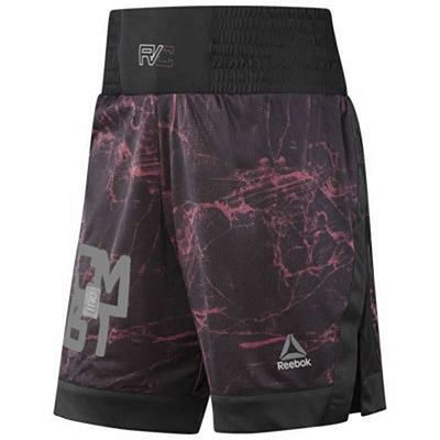 Reebok Combat Prime Boxing Shorts Black-Red