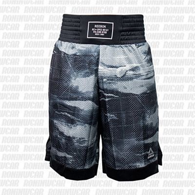 Reebok Combat Prime Boxing Shorts Grigio