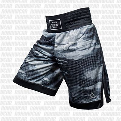 Reebok Combat Prime Boxing Shorts Grigio