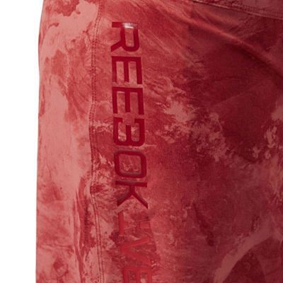 Reebok Combat Prime MMA Shorts Rosso-Nero