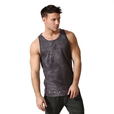 Reebok Camiseta Combat Efecto Desteñido Gris