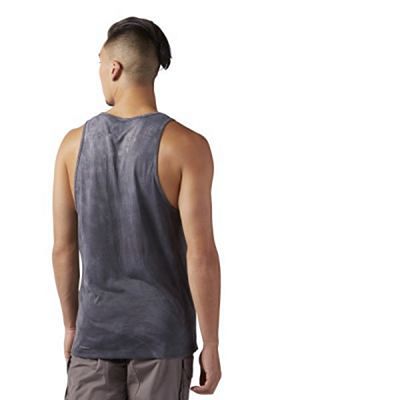 Reebok Camiseta Combat Efecto Desteñido Gris