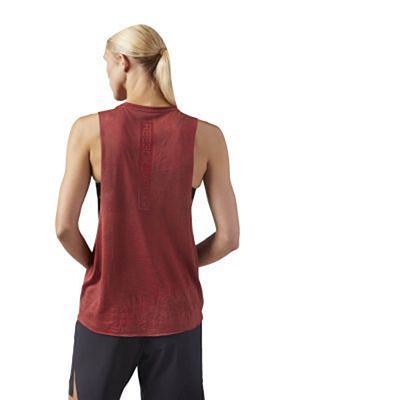 Reebok Combat Spraydye Tank Top Rojo